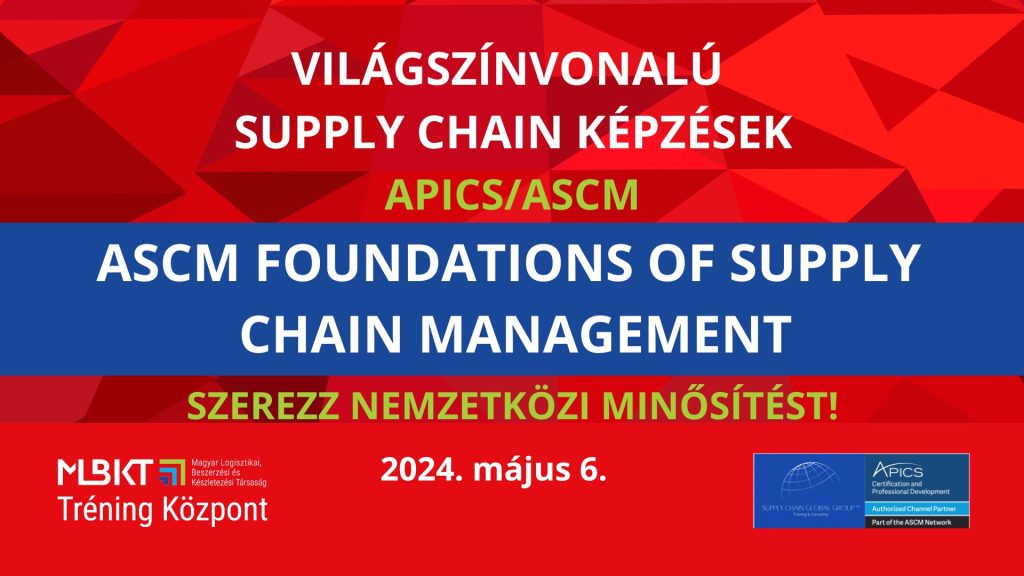 ASCM Foundations of Supply Chain Management - online kurzus