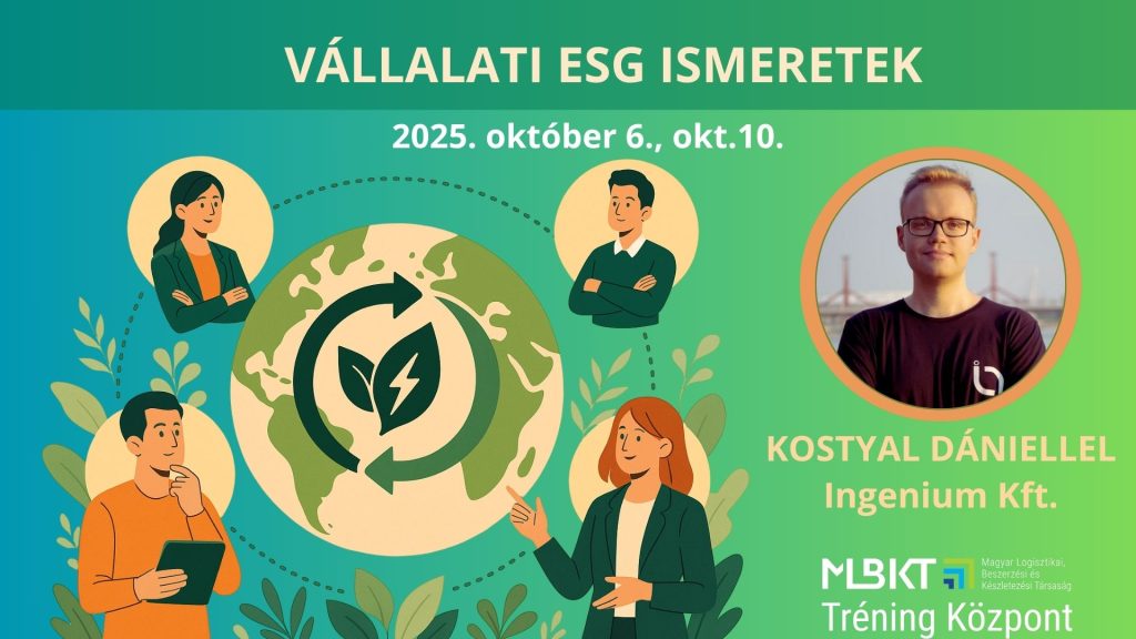 Vállalati ESG ismeretek tréning - Versenyelőny tudatos vállalatoknak