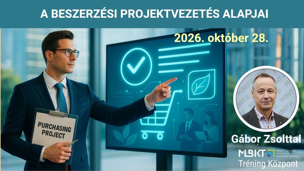 A BESZERZÉSI PROJEKTVEZETÉS ALAPJAI TRÉNING