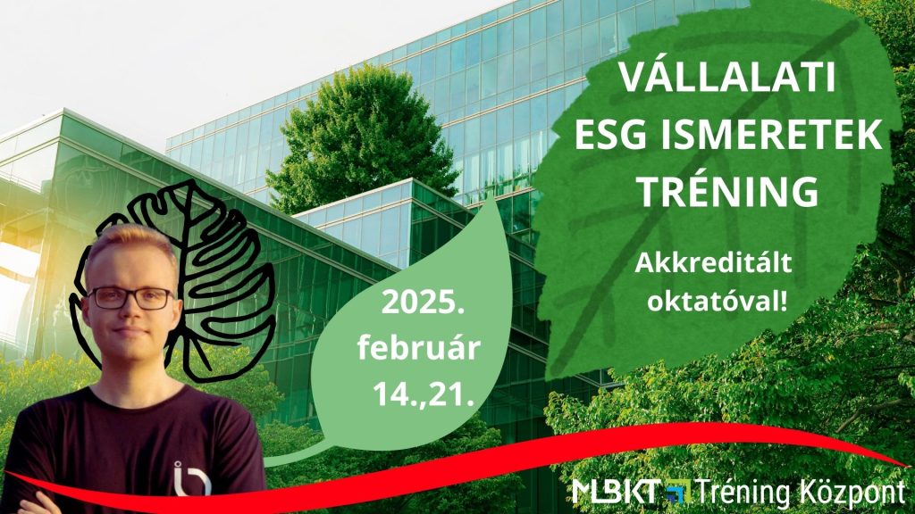 Vállalati ESG ismeretek tréning - mert megkerülhetetlen