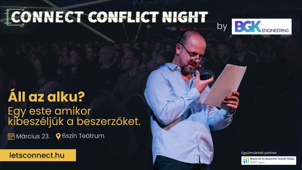 Áll az alku? Egy este amikor kibeszéljük a beszerzőket