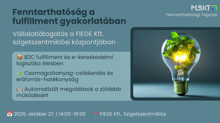 Fenntarthatóság a fulfillment gyakorlatában